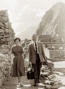 Charles and Shirley Weiss at Machu Picchu in 1958.