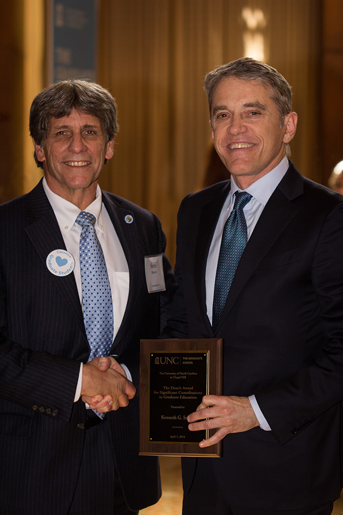 Ken Smith, chair of The Graduate School’s Graduate Education Advancement Board, received the Dean’s Award for Significant Contributions to Graduate Education.
