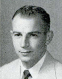 A black-and-white photo of Frank Ivy Carroll